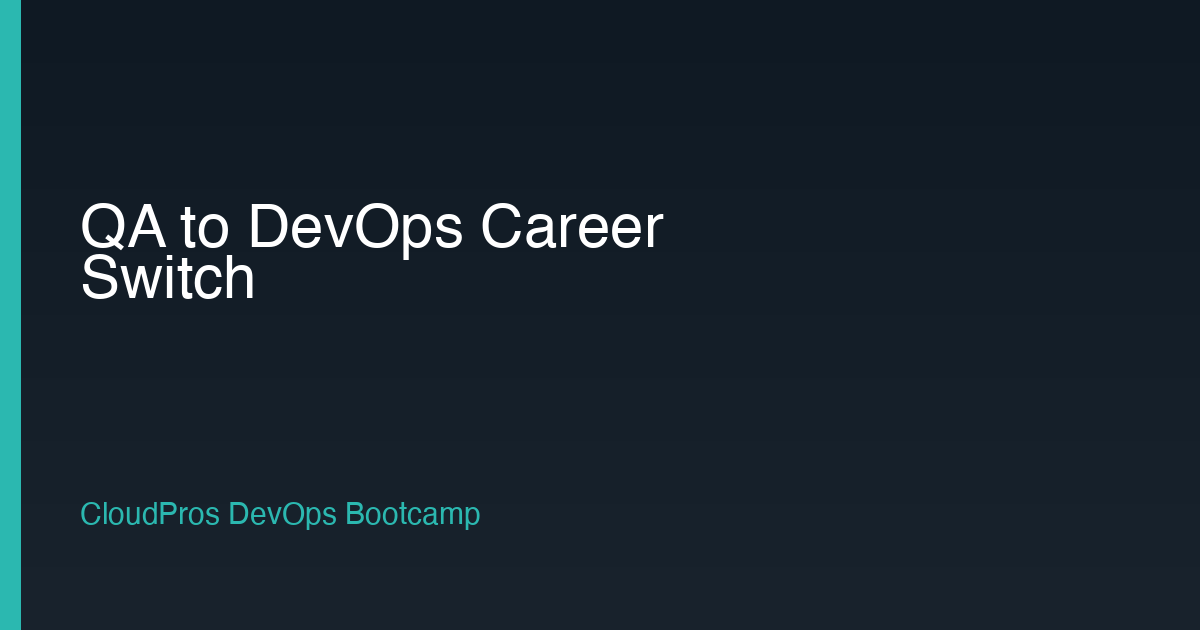 QA to DevOps: How to Make the Career Switch