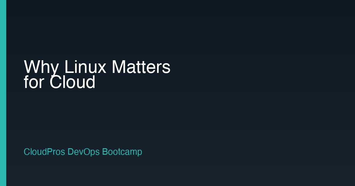 Why Linux is Essential for Cloud Computing